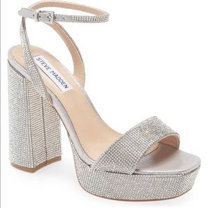 Lessa Rhinestone Sandal - Used, Minimal Wear and Tear